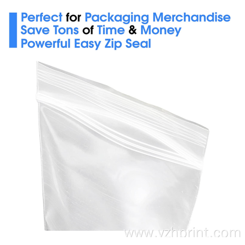 Resealable plastic Photos pouch with zipper